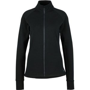 Stoic Womens MerinoFleece260 FlenSt Jacket Merinovest (Dames |zwart)