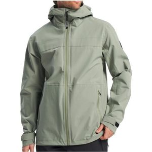 Tenson Dew Point Shell Jacket Regenjas (Heren |grijs/olijfgroen |waterdicht)