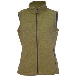 Ivanhoe of Sweden Womens Beata Vest Wollen bodywarmer (Dames |olijfgroen)
