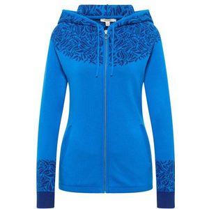 Tranquillo Womens Jaquard-Strickjacke Vrijetijdsjack (Dames |blauw)
