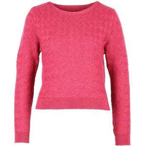 Flomax Womens Kurzpulli Leni Wollen trui (Dames |roze)