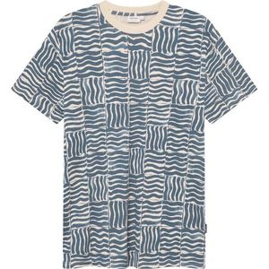 DEDICATED T-Shirt Stockholm Wave Tiles T-shirt (Heren |grijs)