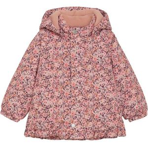 Minymo Kids Snow Jacket AOP Winterjack (Kinderen |roze |waterdicht)