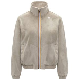 K-Way Womens Viviette Velour Polar Fleecevest (Dames |grijs)