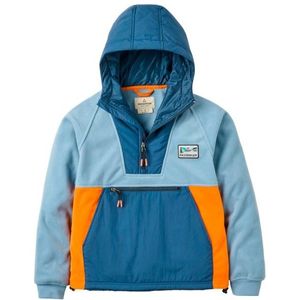 Passenger Womens Bryni Recycled Hooded Polar Fleece Fleecetrui (Dames |blauw)