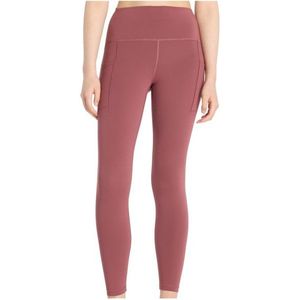New Balance Womens Sleek Pocket High Rise Legging 25 Hardlooplegging (Dames |rood)