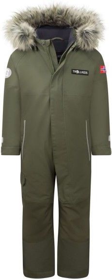 Trollkids - Kirkenes - Racepak - Zwart - Fleece Gevoerd, Ripstop-Stof, Verstelbare Manchetten