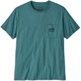 Patagonia Flying Fish Tides Organic Pocket T-Shirt T-shirt (turkoois)