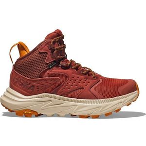 HOKA Womens Anacapa 2 Mid GTX Wandelschoenen (Dames |rood/beige |waterdicht)