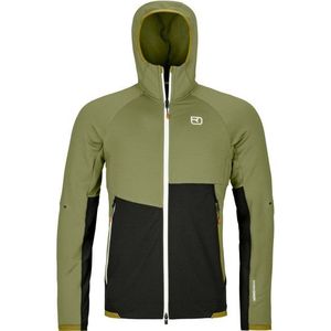 Ortovox Fleece Rib Hoody Fleecevest (Heren |olijfgroen)