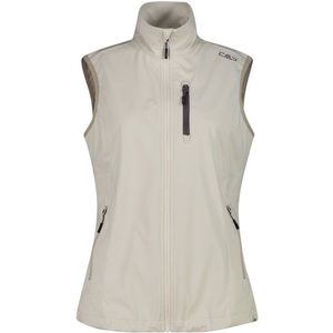 CMP - Womens Light Softshell Vest - Softshellbodywarmer - Grijs/Beige - Winddicht