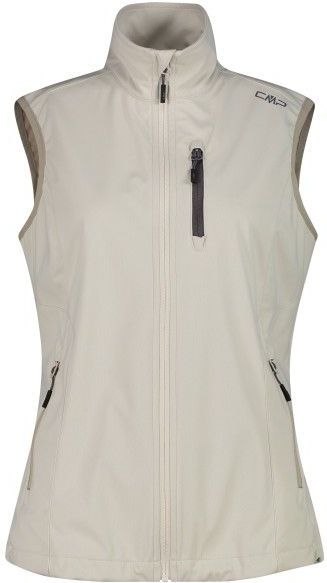 CMP - Womens Light Softshell Vest - Softshellbodywarmer - Grijs/Beige - Winddicht