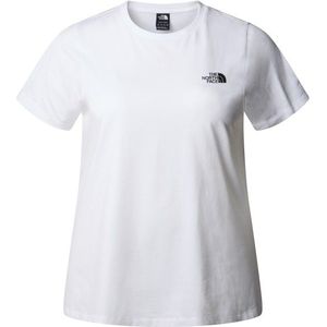 The North Face Womens Plus S/S Simple Dome Tee T-shirt (Dames |wit)