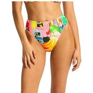 Seafolly Womens Sea Dive High Rise Pant Bikinibroekje (Dames |oranje)