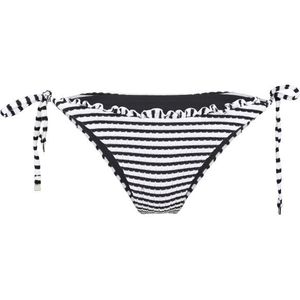 Seafolly Womens Sorrentostripe Tie Side Rio Bikinibroekje (Dames |grijs)