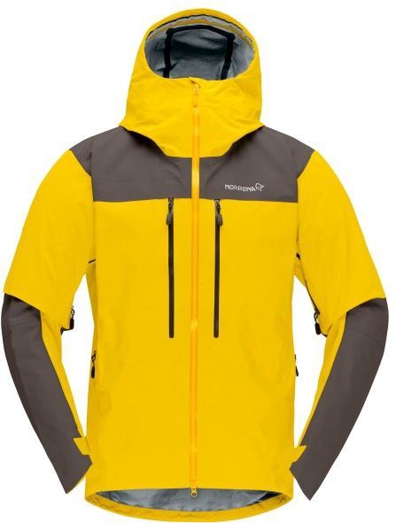Norrona - Trollveggen GORE-TEX Pro Light Jacket - Regenjas - Geel - Waterdicht