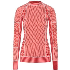 Kari Traa Womens Smekker L/S Merino-ondergoed (Dames |rood)
