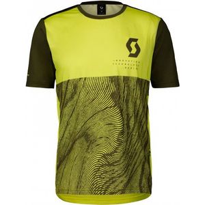 Scott Trail Vertic S/S Fietsshirt (Heren |olijfgroen)
