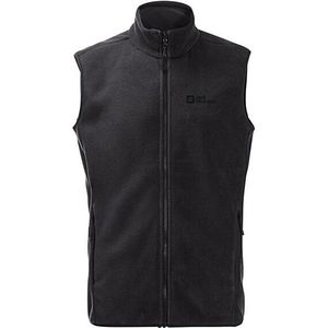 Jack Wolfskin Waldsteig Full Zip Vest Fleecebodywarmer (Heren |zwart)