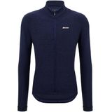 Santini - Pure Long Sleeve Jersey - Blauw - Thermische Trui