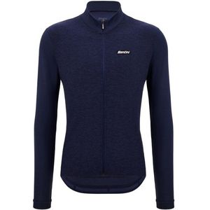 Santini - Pure Long Sleeve Jersey - Blauw - Thermische Trui