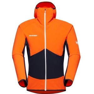 Mammut Eiger Speed ML Hybrid Hooded Jacket Fleecevest (Heren |oranje)