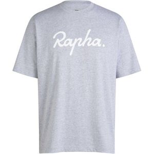 Rapha Cotton T-Shirt Large Logo T-shirt (Heren |grijs)