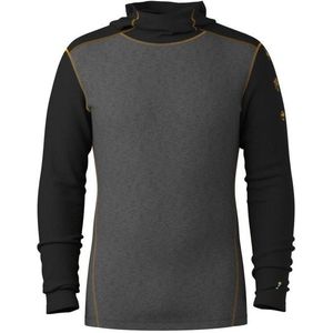 Smartwool - Classic Thermal Merino Base Layer Hoodie - Merino-ondergoed - Grijs/Zwart