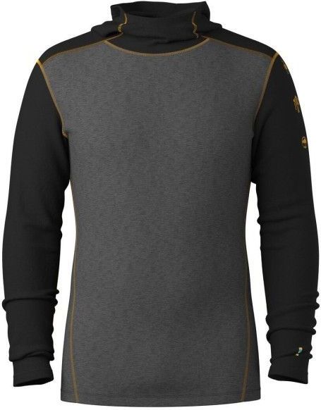 Smartwool - Classic Thermal Merino Base Layer Hoodie - Merino-ondergoed - Grijs/Zwart
