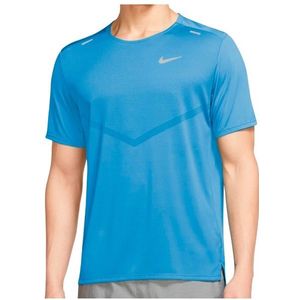 Nike Rise 365 Dri-FIT S/S Sportshirt (Heren |blauw)