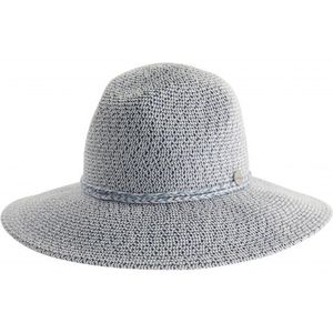 Seafolly Womens Collapsible Fedora Hoed (Dames |grijs)