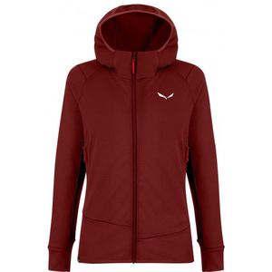 Vest Salewa Women Puez Polarlite Hooded Syrah