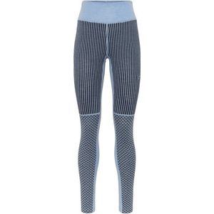 Kari Traa - Smekker High Waist Pants - Merino-ondergoed - Blauw/Grijs