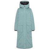 Didriksons - Leya Parka 4 - Lange Jas - Turkoois - Waterdicht
