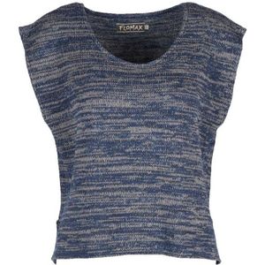 Flomax Womens Oversize Top Lilly Top (Dames |blauw)