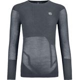 Ortovox - Womens Merino Thermovent L/S - Thermo-ondergoed - Blauw/Grijs