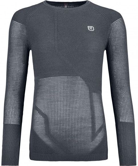 Ortovox - Womens Merino Thermovent L/S - Thermo-ondergoed - Blauw/Grijs