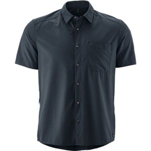 Sportshirt - Nachtblauw - 94% Polyester, 6% Elastaan - Ronde Hals, Korte Mouwen