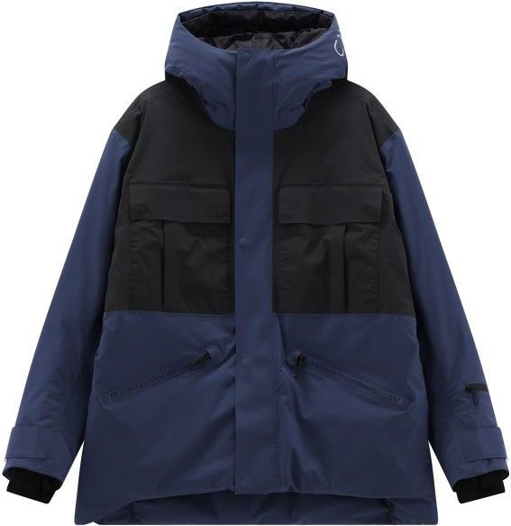 CMP Jacket Fix Hood with Chest Pockets Ski-jas (Heren |blauw |waterdicht)