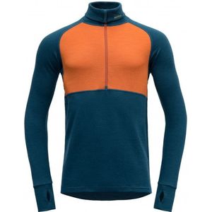 Devold Expedition Zip Neck Merino-ondergoed (Heren |blauw)