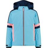 CMP - Girls Jacket Snaps Hood - Ski-jas - Blauw - Waterdicht