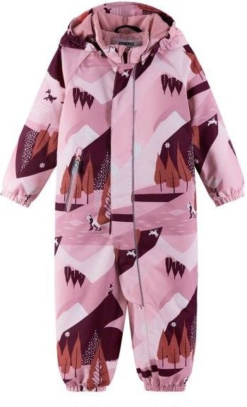 Reima - Puhuri - Overall - Roze/Purper - Waterdicht