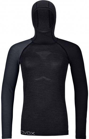 Ortovox - 120 Comp Light - Hoody - Zwart - Merino-ondergoed