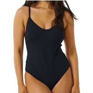 Rip Curl Womens Premium Cheeky One Piece Badpak (Dames |zwart)