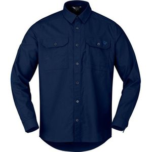Norrona Femund Cotton Shirt Overhemd (Heren |blauw)