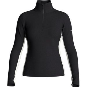 We Norwegians Womens Voss 1/4-Zip Merinotrui (Dames |zwart)