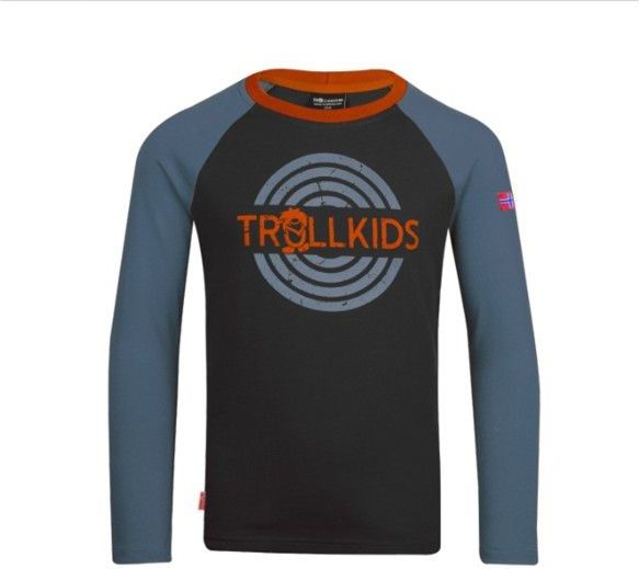 Trollkids Kids Preikestolen Longsleeve Longsleeve (Kinderen |zwart)