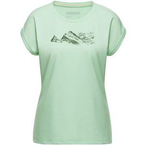 Mammut Womens Mountain T-Shirt Finsteraarhorn Sportshirt (Dames |groen)