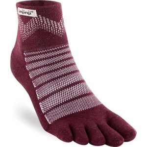 Injinji Outdoor Midweight Mini-Crew Wool Wandelsokken (rood)