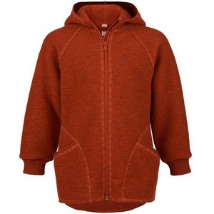 Engel Baby-Jacke mit Kapuze und Reißverschluß Wollen vest (Kinderen |rood)